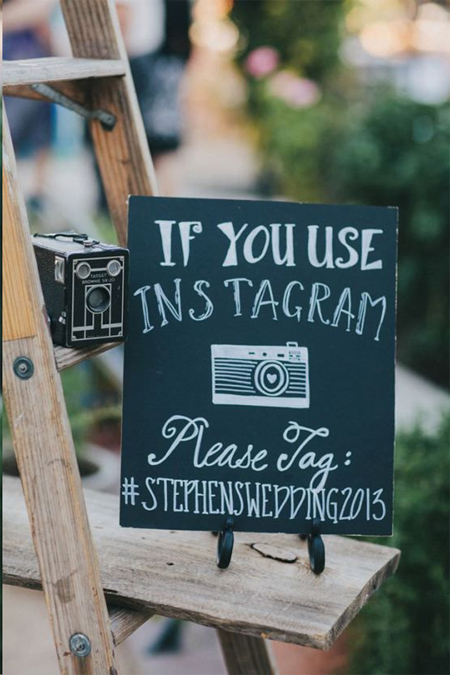 Instagram your wedding