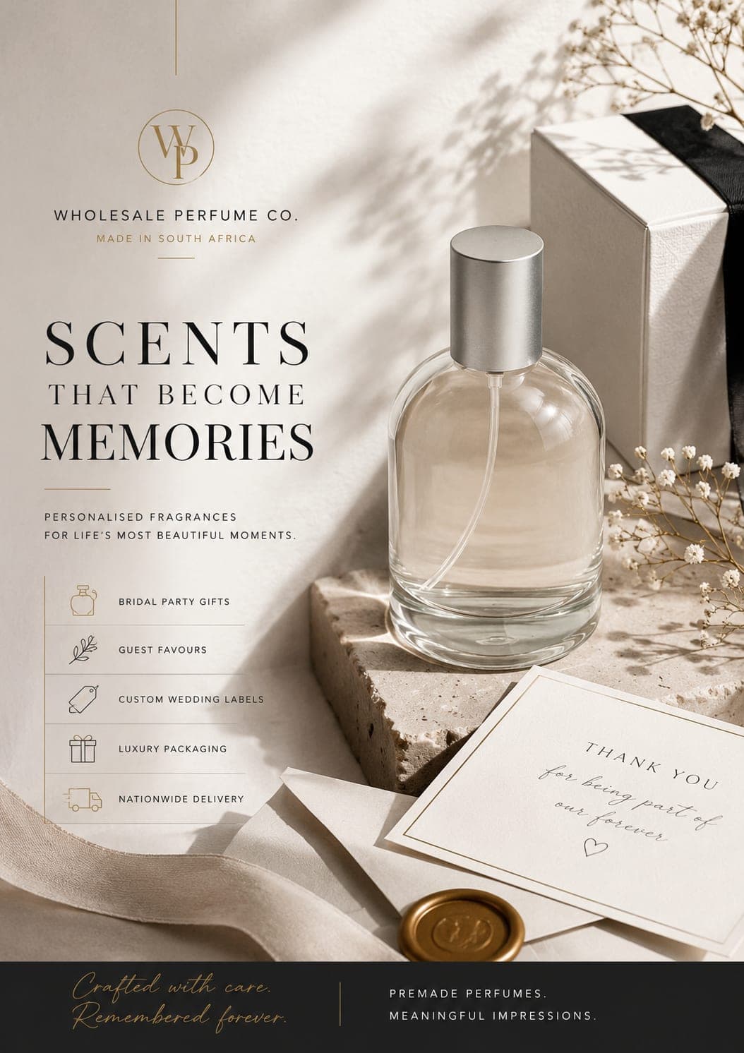Perfume Table Favours